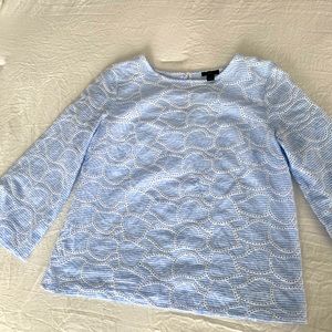 Ann Taylor seersucker top